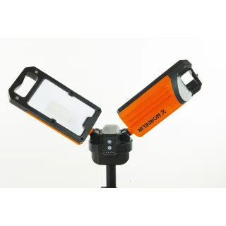 Телескопична LED лампа с триножник и 2 въртящи се глави Mondelin 865070/ 7,3V/ 4Ah