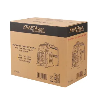 Инверторен заваръчен апарат KraftDele KD3433/ 255A Инверторен заваръчен апарат KraftDele KD3433/ 255A