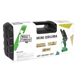 Акумулаторен мини верижният трион MICUL FERMIER MF-DA1001-G01/ 20V / 1.5Ah