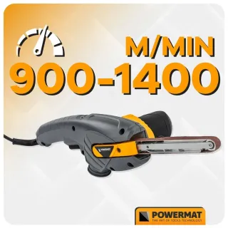 Лентов шлайф POWERMAT PM-STP-400T/ 400 W