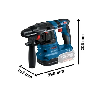 Акумулаторен перфоратор Bosch GBH 185 - LI/ 18V/ 2x4Ah