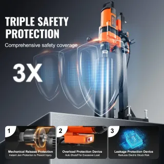 Диамантено-пробивна бормашина VEVOR (8260H)Z1Z-9260/ 3500W