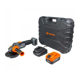Акумулаторен ъглошлайф DAEWOO DALAGBL20-125-K/ 20 V/ 4 Ah