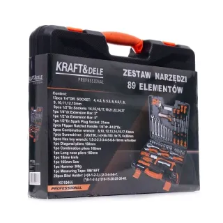 Гедоре комплект KraftDele KD10466/ 89 части