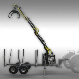 Ремарке за дървен материал Jansen HRW-30, 3000 кг Ремарке за дървен материал Jansen HRW-30, 3000 кг