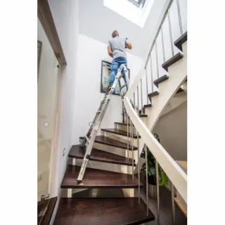 Алуминиева телескопична стълба KRAUSE TeleVario 4+4 Алуминиева телескопична стълба KRAUSE TeleVario 4+4