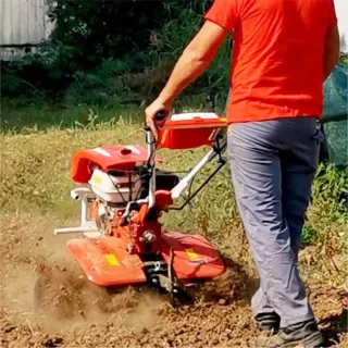 Бензинова мотофреза с фрези BISONTE Agro Garden BTA-1001/ 8.5 HP Бензинова мотофреза с фрези BISONTE Agro Garden BTA-1001/ 8.5 HP