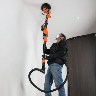 Жираф за шлайфане на стени и тавани + аксесоари Power Plus POWDP50950/ 20V