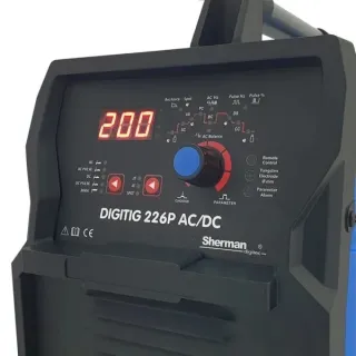 Инверторен ВИГ заваръчен апарат SHERMAN DIGITIG 226P AC/DC/ 200A