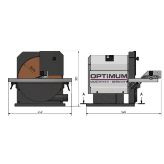 Дисков шлайф Optimum OPTIgrind GB 305D/ 1100W
