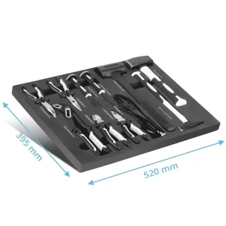 Комплект ръчни инструменти STAHLWERK 6820/ 11 бр.