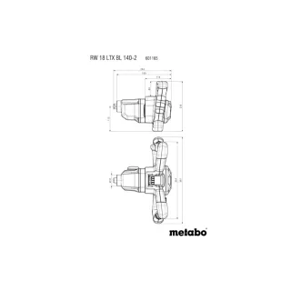 Акумулаторен миксер Metabo RW 18 LTX BL 140-2/ 18V Акумулаторен миксер Metabo RW 18 LTX BL 140-2/ 18V