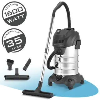 Прахосмукачка за мокро и сухо почистване STAHLWERK VCL-1500 ST / 1500 W/ 40л