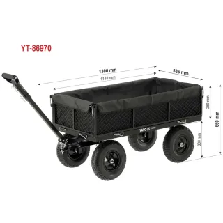 Градинска количка Yato YT-86970/ 450кг Градинска количка Yato YT-86970/ 450кг
