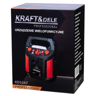 Мултифункционално стартерно устройство 5в1 KraftDele KD5347/ 12V/ 1500А/ 26Ah