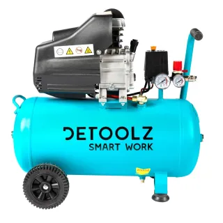 Бутален маслен компресор Detoolz DZ-C333/ 1680W/ 50 л