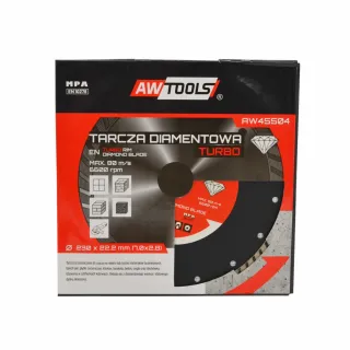 Диамантен турбо диск AWTools AW45507/ 300 мм