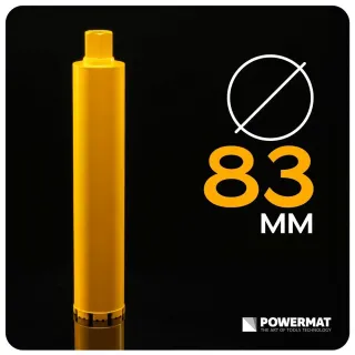 Диамантена боркорона за бетон POWERMAT PM-DWK-83x450M/ 83 x 450 мм Диамантена боркорона за бетон POWERMAT PM-DWK-83x450M/ 83 x 450 мм