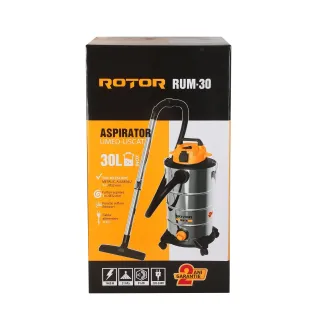 Прахосмукачка за мокро и сухо почистване ROTOR RUM-30/ 1400 W/ 30 л