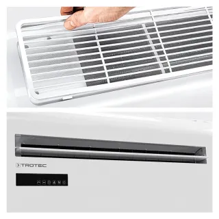 Стенен климатик WiFi TROTEC PAC-W 2200 S / с дистанционно/ 800W/ 2200W Стенен климатик WiFi TROTEC PAC-W 2200 S / с дистанционно/ 800W/ 2200W