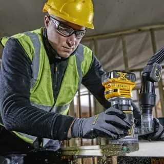 Акумулаторна оберфреза DeWALT DCW604NT, 6.35 мм, 16 000-25 500 об./мин