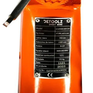 Дизелова мотофреза Detoolz DZ-MT1005-S001-G01/ 11 к.с.