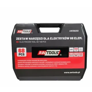 Комплект инструменти за електротехници AWTools AW39250/ 68 части Комплект инструменти за електротехници AWTools AW39250/ 68 части