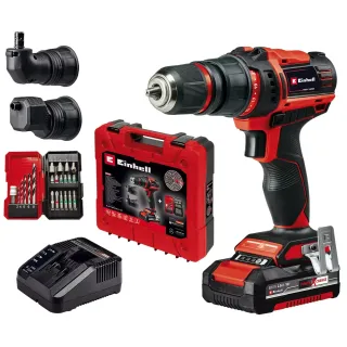 Акумулаторен винтоверт с комплект свредла Einhell TE-CD 18/45 3X-Li/ 18V/ 2Ah