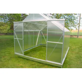 Оранжерия поликарбонатна със стоманена основа PROTECO 6221SK430PRE/ 4.32 x 2.54 м