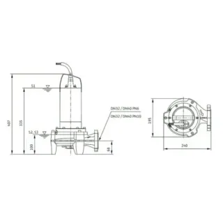 Потопяема помпа WILO REXA MINI3-S03/M008-523/A/ 750W