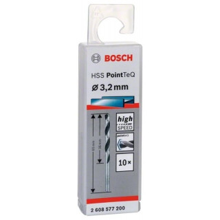 Свредло HSS за метал PoinTec 3.2 mm на Bosch комплект 10 бр. Свредло HSS за метал PoinTec 3.2 mm на Bosch комплект 10 бр.