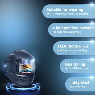 Автоматична заваръчна маска STAHLWERK RAPTOR 3-in-1