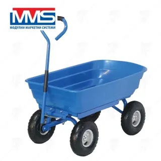 Градинска количка с кош MMS 50382/ 75 л/ 250 кг