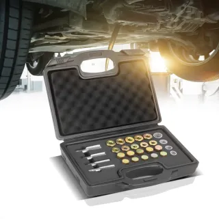 Комплект за ремонт на пробка за източване на масло STAHLWERK 49109/ 64 части