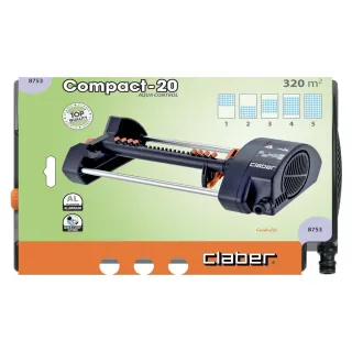 Осцилаторен разпръсквач CLABER Aquacontrol Compact 20/ 4 bar