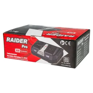 Зарядно устройство Raider 039707 R20 System/ 20V Зарядно устройство Raider 039707 R20 System/ 20V