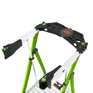 Професионална двураменна стълба Little Giant Fortress Platform 5 Step/ 170 кг