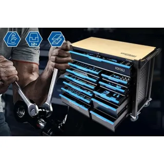 Количка с инструменти KraftDele KD1062/ 501 части