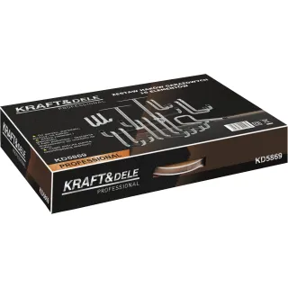 Комплект стенни куки за гараж KraftDele KD5869/ 16 бр. Комплект стенни куки за гараж KraftDele KD5869/ 16 бр.