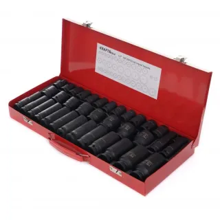 Комплект удължени ударни вложки KraftDele KD1175/ 35 броя