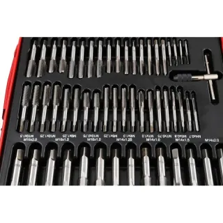 Комплект метчици и плашки KraftDele KD10250/ 110 части