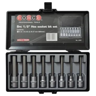 Комлект вложка накрайник шестограм Force Tools 4092/ 8бр.