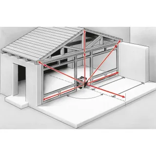 Ротационен лазерен нивелир Laserliner Quadrum Compact M350 S Set 165 cm