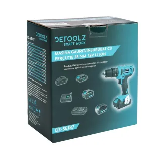 Акумулаторен винтоверт Detoolz DZ-SE187/ 18V Акумулаторен винтоверт Detoolz DZ-SE187/ 18V