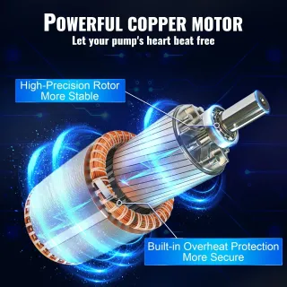 Потопяема помпа за дълбоки кладенци VEVOR 4SDM6/20/ 2.2kW