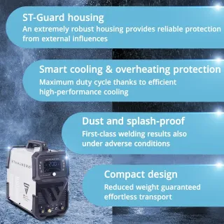 Комбиниран заваръчен апарат 3 в 1 STAHLWERK AC/DC TIG 200 ST/ 200A