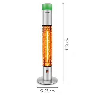 Дизайнерски инфрачервен отоплител TROTEC IRS 1500 E/ 1500W