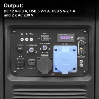 Бензинов инверторен генератор STAHLWERK IG-5500 ST / 5.5 kW/ 11 л Бензинов инверторен генератор STAHLWERK IG-5500 ST / 5.5 kW/ 11 л