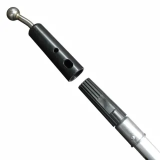 Флъшер ъглова шпакла с телескопична дръжка DELKO TOOLS 8 см