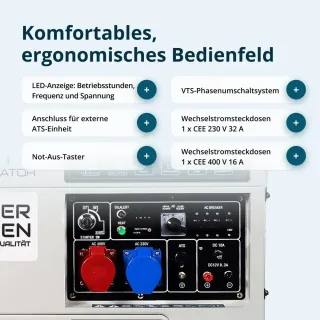 Дизелов шумоизолиран генератор KOENNER-SOEHNEN KS 9200HDES-1/3 ATSR/ 6.5-7.5kW Дизелов шумоизолиран генератор KOENNER-SOEHNEN KS 9200HDES-1/3 ATSR/ 6.5-7.5kW